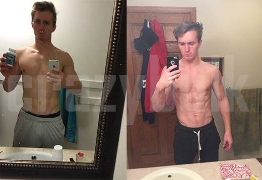 Matthew tabte 2% kropsfedt og tilføjede 46 kg til hans bænkpres!